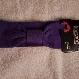 NEW Lorraine Purple Grape Bow Hairband Headband